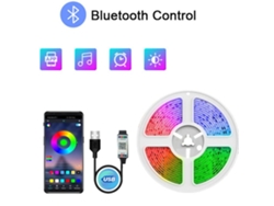 30M 260Led Light Stripusb Bluetooth Rgb 5V Led Luz Trasera Tira De Lámpara Flexible CHRUI