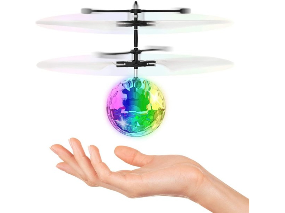 Pelota voladora, juguetes de fútbol para niños, helicóptero de Control manual, minidron iluminado, juguetes mágicos para niños, regalos de Pascua para JEDBESETZT