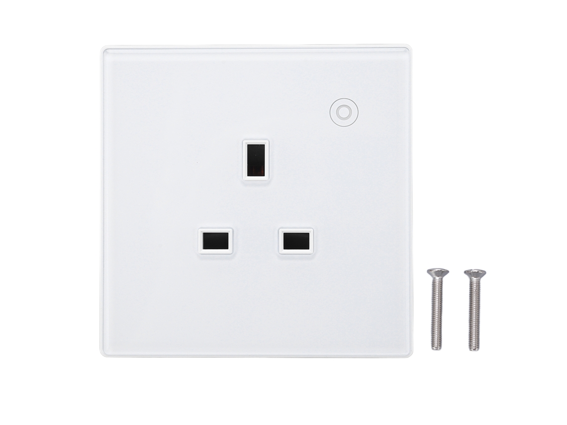 Enchufe Inteligente De Pared Con Panel Temporizador Y Control Remoto Inalámbrico, 16 A