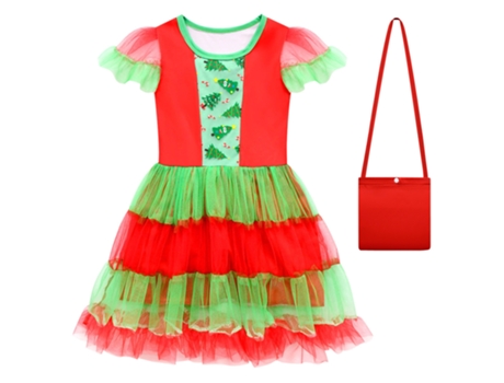 Disfraces navideños cosplay vestido infantil set 150