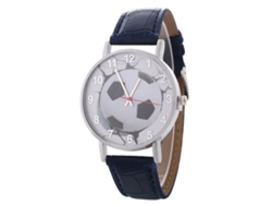 Reloj De Pulsera Para Pareja Con Correa De Piel Sintética, Estilo Sencillo, Azul Marino, Movimiento De Cuarzo.