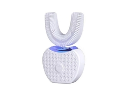 Escova De Dentes Elétrica Ultrassônica, Escova De Dentes Automática Em Formato De U Que Limpa Os Dentes Em 360°.