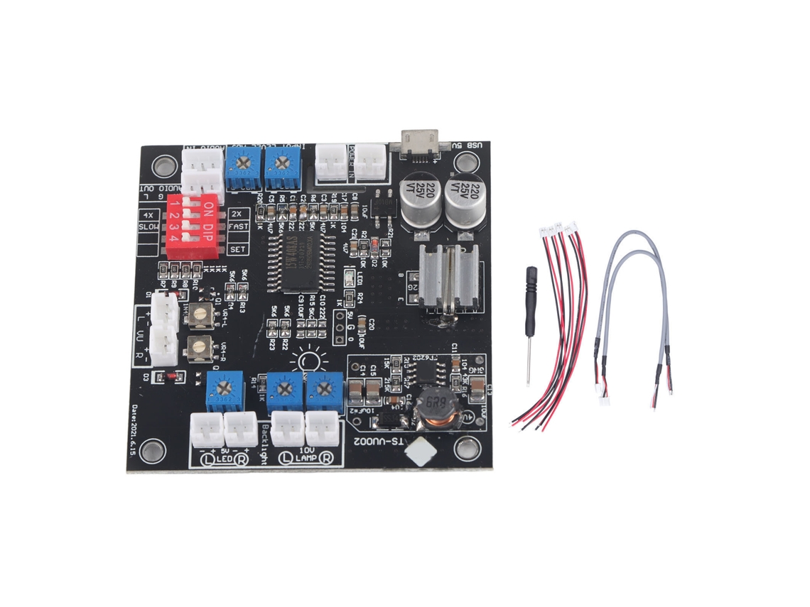 Módulo Controlador, Placa Medidora Vu, Amplificador De Nivel De Audio Ajustable (db), Accesorio