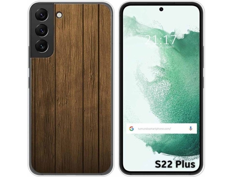 Carcasa Samsung Galaxy S22 Plus 5G TUMUNDOSMARTPHONE Dibujos Madera Multicolor