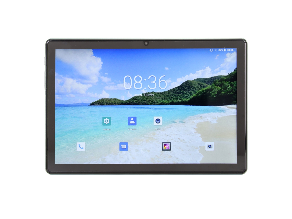 Tableta FHD verde de 10.1 pulgadas, 8 GB de RAM, 256 GB de ROM, ocho núcleos, Wi-Fi 5G, 4G LTE, color dorado