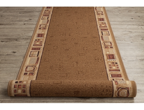 Alfombra de pasillo con refuerzo de goma JENA beige 120cm