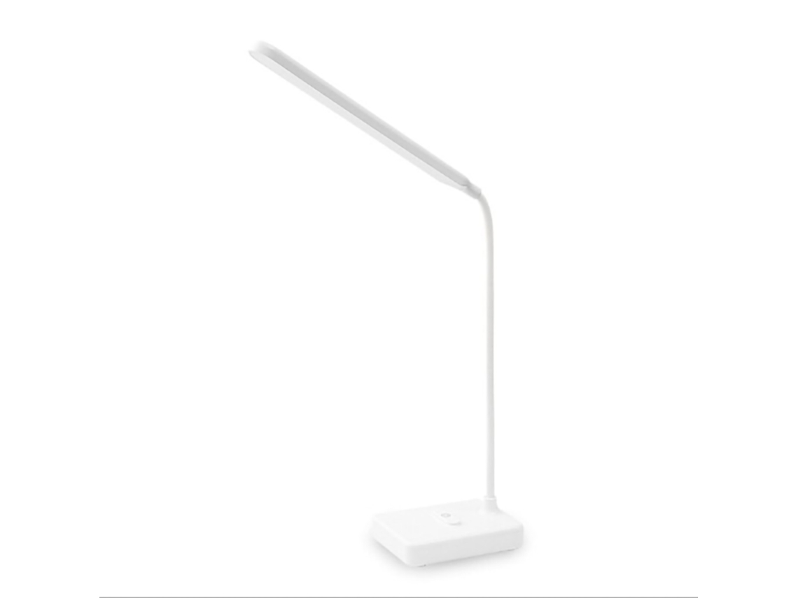 Lámpara de escritorio inteligente con cargador inalámbrico, luz táctil para oficina en casa, brillo ajustable, luz anti-arañazos.