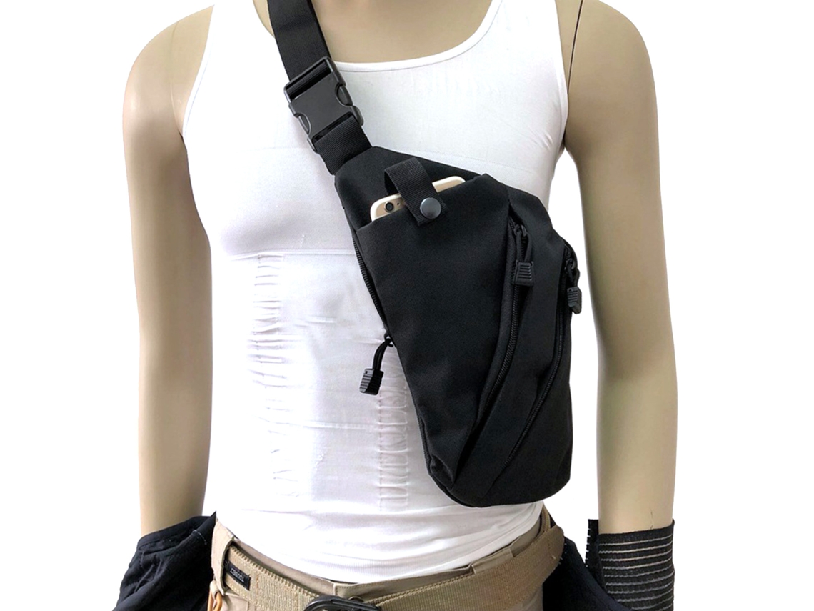 Bolso Bandolera Impermeable Para Hombre, Mochila De Hombro Para Deportes, Camping, Senderismo Y Viajes Con Múltiples Bolsillos.