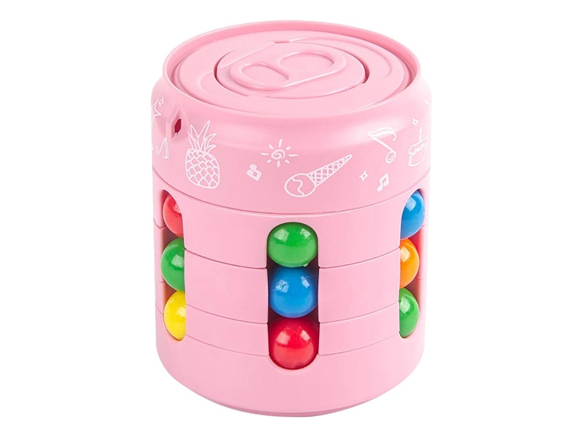 Juguete giratorio giroscópico de frijoles mágicos rosa Slowmoose
