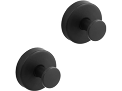 Topbathy Gancho De Pared Color Negro Para Ducha, Fácil Instalación