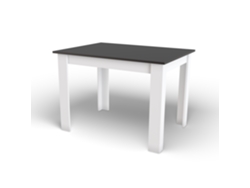 Mesa Np 120x80 Negro Blanco Leobert