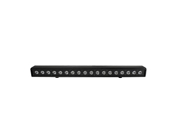 Iluminación escénica, control DMX, alto flujo luminoso, 18x18W, enchufe europeo.