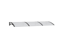 Maison Exclusive - Marquesina De Puerta Policarbonato Negro 300x100 Cm