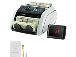 Contadora de Billetes con Detección UV, MG, IR y DD, Capacidad para 200 Billetes, Pantalla LCD y Modos Automáticos Tekmaquinas