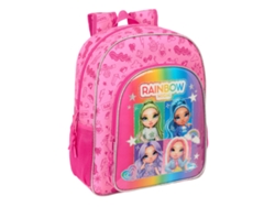 Mochila escolar Rainbow High Shine (poliéster 300d multicolor)