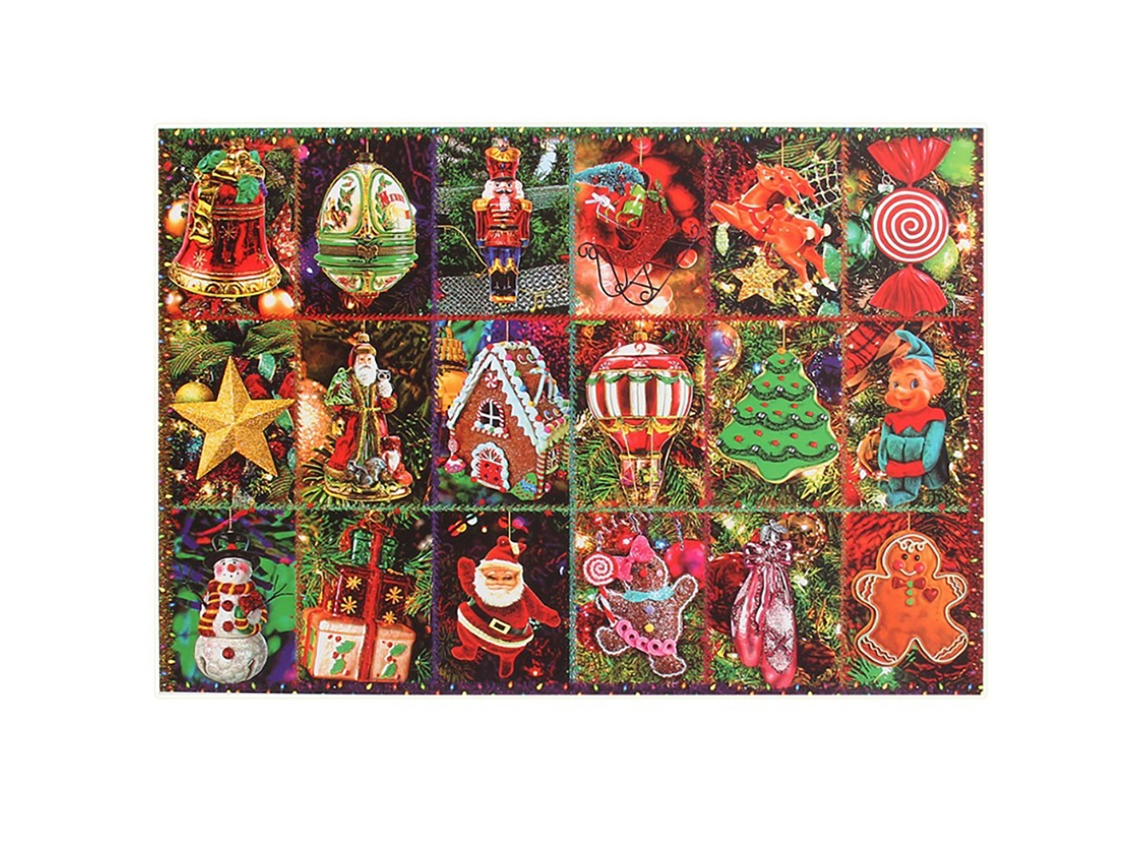 Ats-puzzle De Navidad De 1000 Piezas En Papel, Regalo Ideal Para Adultos Y Niños, Juego Familiar Para Coleccionar
