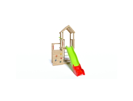 Multi-Actividades TRIGANO JARDIN J-24611P1 Parque Infantil de Madera con Doble Plataforma