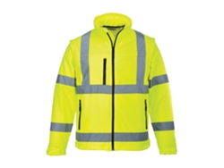 Chaqueta softshell 2 en 1 de alta visibilidad - Ideal para condiciones adversas Amarillo / XXXL