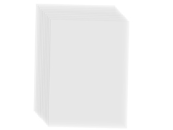 Película Fep Transparente 0.1mm 280x200mm Para Impresoras 3d Resina Sla Dlp Wanhao D8 D7 Photon 10 Piezas