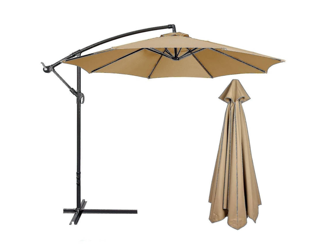 Toldo De Sustitución Para Paraguas De Jardín 3m, 6/8 Brazos, Impermeable, Protección Uv, Color Arena/naranja/verde/azul Marino 300cm X 8k Tan