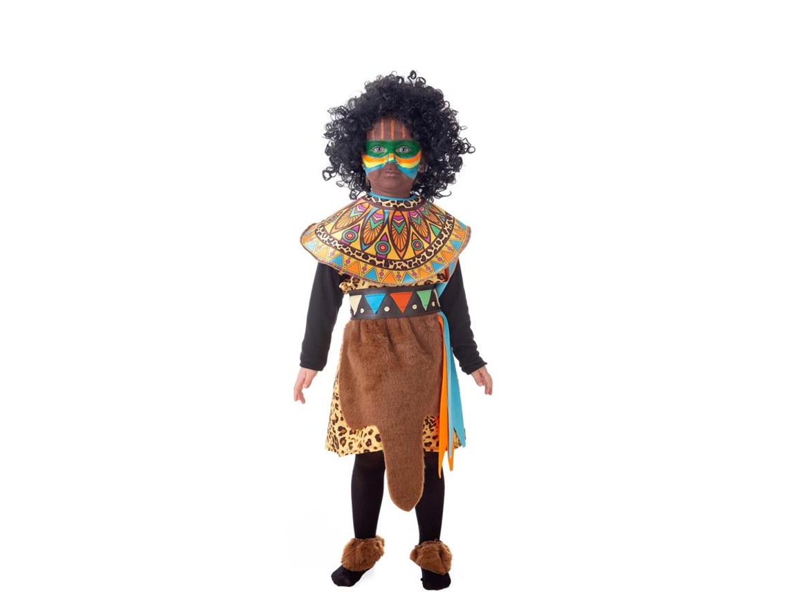 Disfraz de Africana de Tribu para niños
