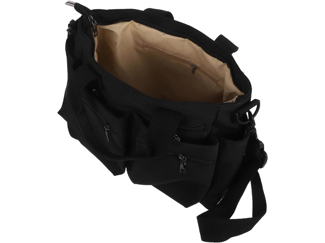 Bolso De Mano De Nailon Para Mujer, Bolso Tote Grande Con Múltiples Bolsillos Y Correa De Hombro Desmontable, Capacidad Para