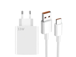 Cargador Para Xiaomi Redmi A5 Branco 33w Usb Para Tipo-c (branco)