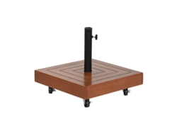 Base para Sombrilla DKD HOME DECOR Natural Negro Metal Granito Hormigón (48 x 48 x 39 cm)