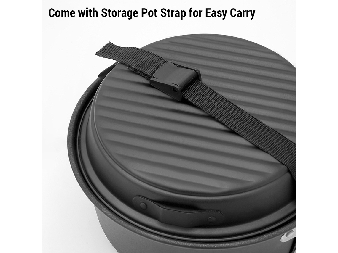 Mali conjunto de Panelas Leve Portátil para Camping Hiking Picnic com Panelas Chaleira Utensílios de Cozinha Outdoor