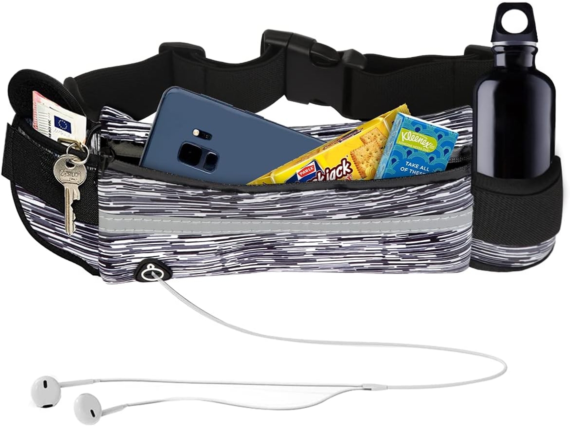 Cinturón ultraligero para teléfono móvil - Bolsa deportiva impermeable con cremallera para ciclismo