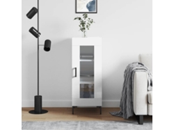 Lovely Home Aparador 34,5X34X90 Cm Madera Procesada Blanco Brillante