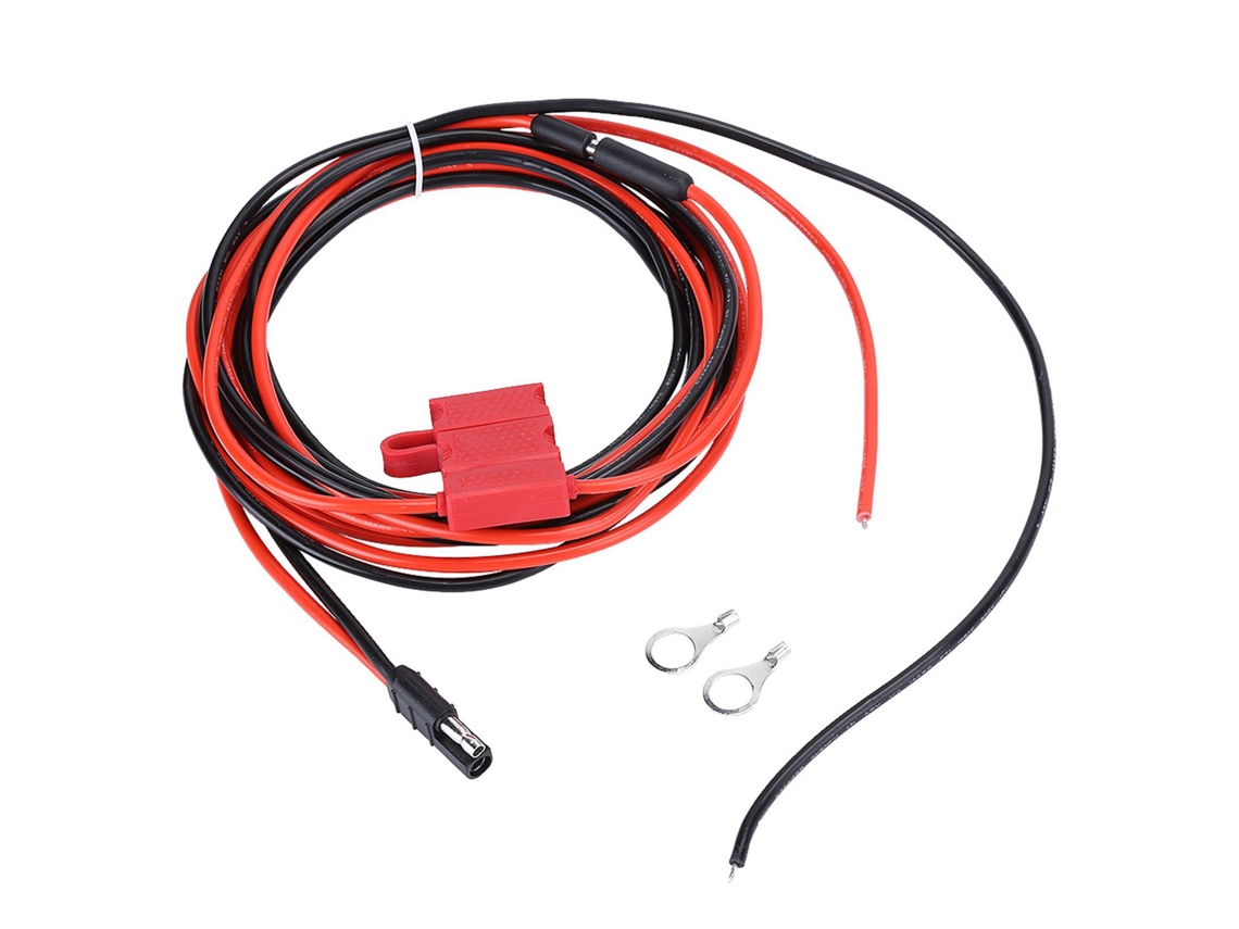 Cable De Alimentación Hkn4137 Para Radios De Vehículos Motorola Cm200, Cm300 Y Pm400 Con Fusible.