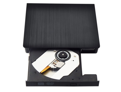 USB 3.0 DVD-RW Driver Unidad óptica externa portátil CD DVD RW ROM Player para computadora portátil Negro