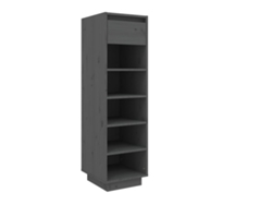 Zapatero 30x34x105 cm Pino Macizo Gris MAISON EXCLUSIVE