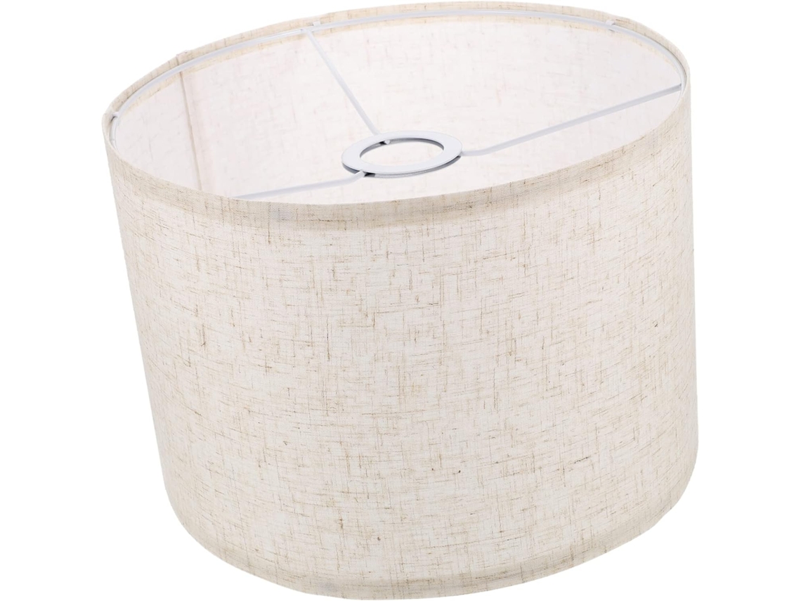 Lámpara De Pared Sencilla De Tela De Lino De 280x200 Mm Con Luz Suave Y Protectora Para Techo O Escritorio.