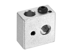 MEOIRUERY Bloque calefactor de precisión para impresión 3D, construcción de aluminio resistente a la temperatura, accesorios para impresora 3D con alta conducci