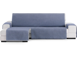 Funda de Chaise Longue Izquierda EYSA Extra Prática Premium Valeria Tejido Elástico (302 x 80 x 220 cm - Poliéster y Algodón - Azul)