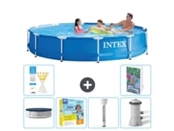 Intex Piscina Com Estrutura Redonda - 366x76 Cm - 7-peças S18