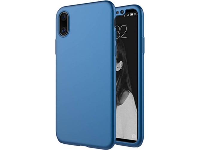 Funda iPhone X WJS Azul