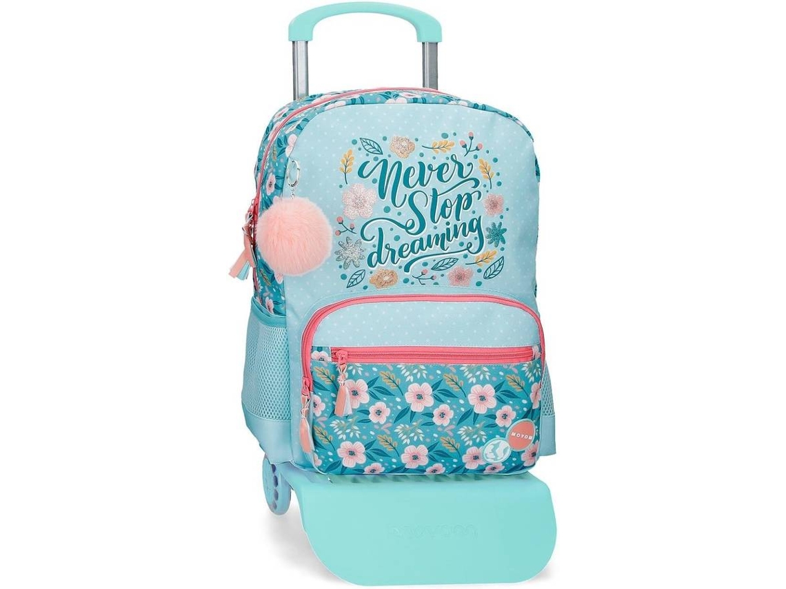 Mochila con Ruedas MOVOM Never Stop Dreaming Azul (31x42x13 cm)
