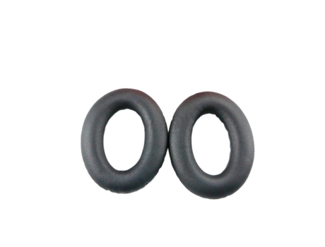 1 par de almohadillas de repuesto para auriculares de cuero proteico PU para BOSE TP1/AE1 Negro