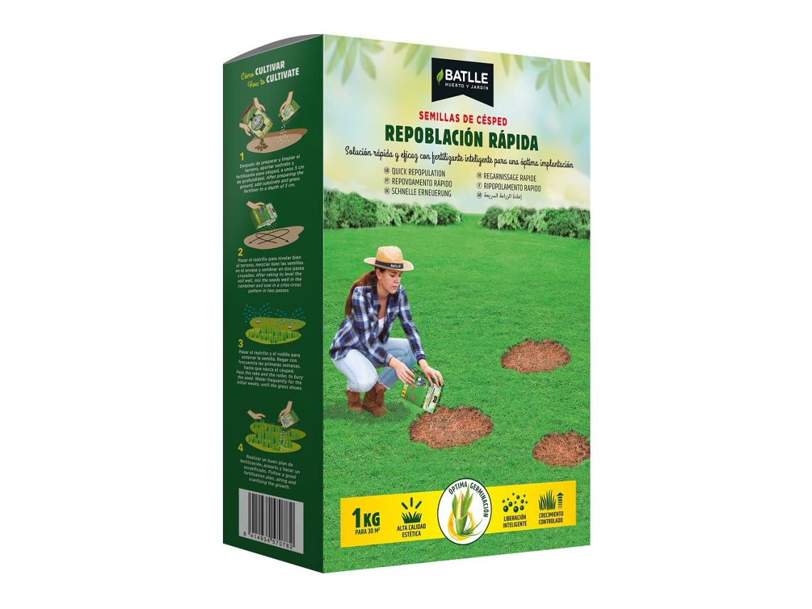 Semillas de césped de rápida repoblación BATLLE