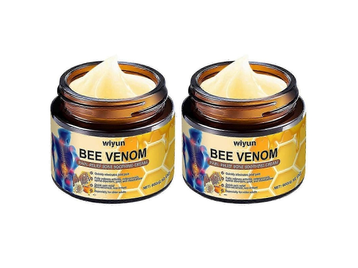 Crema Terapéutica Con Veneno De Abeja Para El Alivio Del Dolor En Articulaciones, Cuello, Espalda Y Rodillas, 60 G.