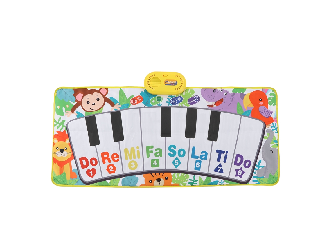 Ats-alfombra Musical Piano Animal Portátil Juguete Educatsivo Teclado Para Niños De 3 Años En Cima Regalo