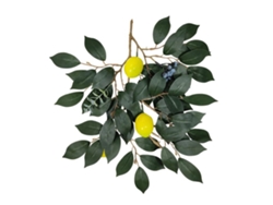Colgante de planta de limón de estilo nórdico para decoración de interiores, 2 unidades