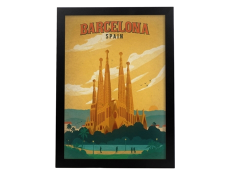 Poster NACNIC Vintage de Barcelona