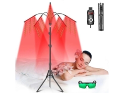 Lámpara de fototerapia de luz roja, 150 LED infrarrojos con soporte