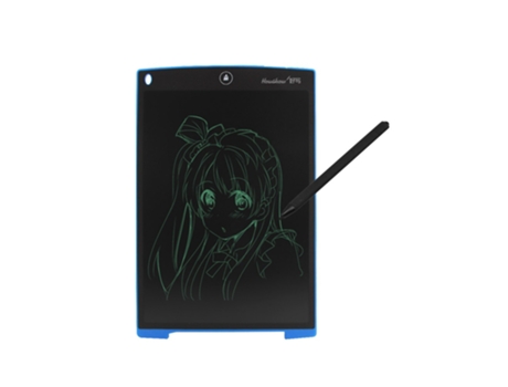 HowShow H12 12 pulgadas LCD Digital escritura dibujo tableta almohadillas de escritura tablero gráfico electrónico portátil azul