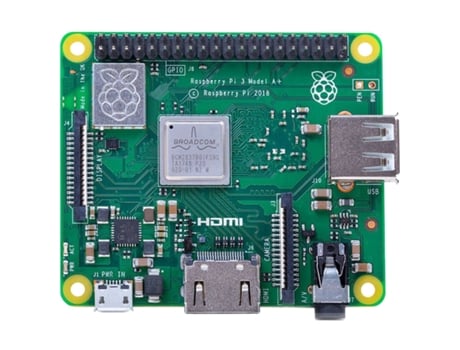 Placa SBC Raspberry Pi 3 Modelo A+ 512MB Wi-Fi