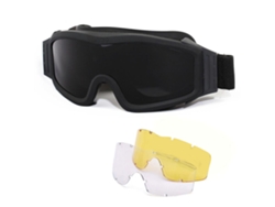 Gafas Deportivas Para Exteriores Con 3 Lentes Intercambiables, Resistentes A Los Impactos Y Con Visión Nocturna Para Motociclismo Y Ciclismo.